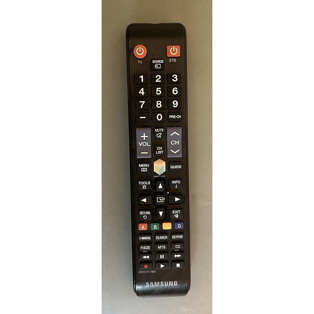 Samsung OEM BN59-01178W / BN5901178W TV Remote Control Substitute Smart Hub